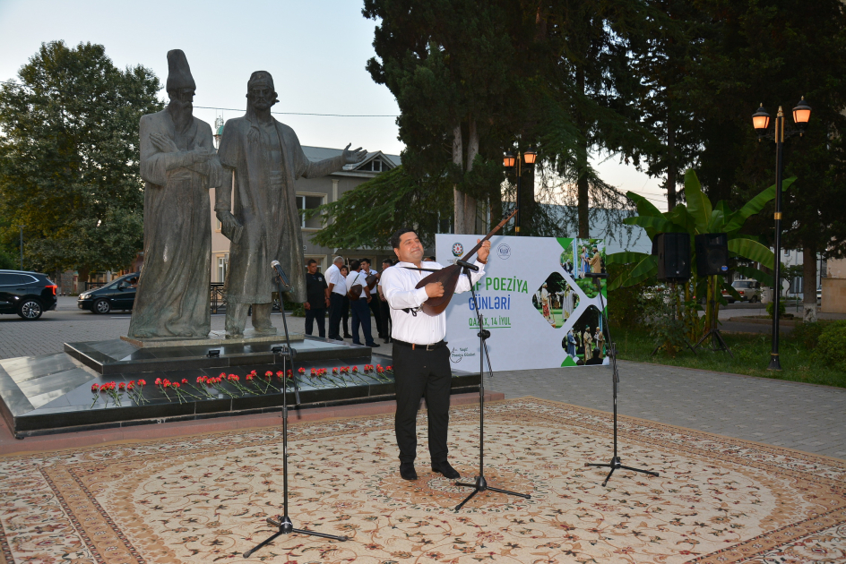 Qazaxda Vaqif Poeziya Günlərinin rəsmi açılış mərasimi olub (FOTO/VİDEO)