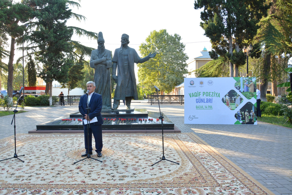 Qazaxda Vaqif Poeziya Günlərinin rəsmi açılış mərasimi olub (FOTO/VİDEO)