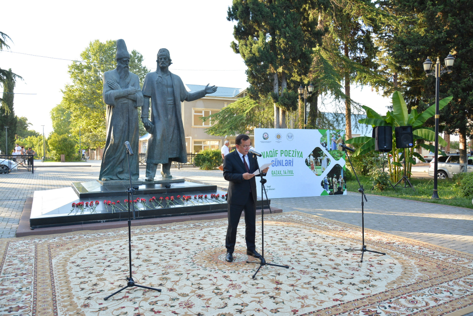 Qazaxda Vaqif Poeziya Günlərinin rəsmi açılış mərasimi olub (FOTO/VİDEO)