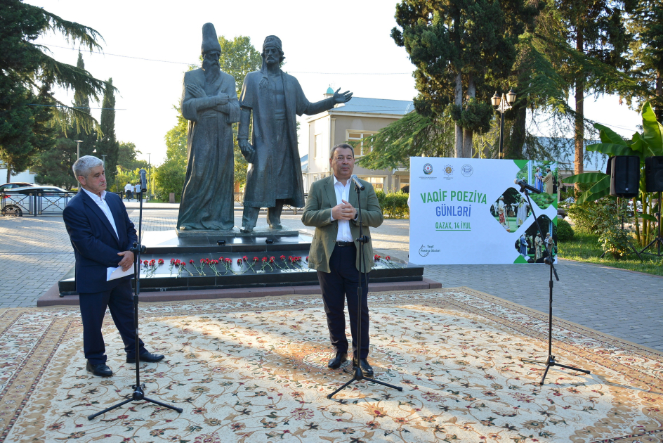 Qazaxda Vaqif Poeziya Günlərinin rəsmi açılış mərasimi olub (FOTO/VİDEO)