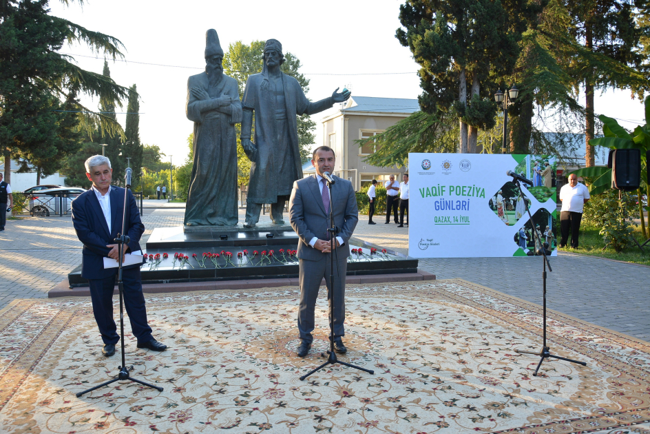 Qazaxda Vaqif Poeziya Günlərinin rəsmi açılış mərasimi olub (FOTO/VİDEO)