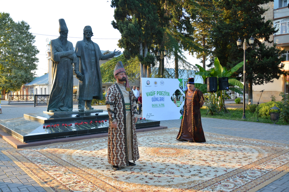 Qazaxda Vaqif Poeziya Günlərinin rəsmi açılış mərasimi olub (FOTO/VİDEO)