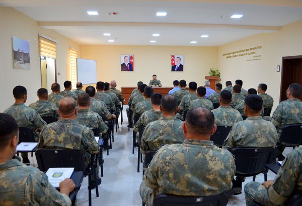 Orduda yanğından mühafizə komandaların təlim-metodiki toplanışı keçirilib (FOTO)