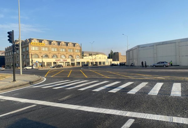 Böyükşor-Pirşağı yolu ilə kəsişməsində yol hərəkətinin təşkilində dəyişiklik edilib (FOTO)