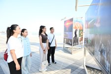 Heydər Əliyev Fondunun vitse-prezidenti Leyla Əliyeva Azərbaycanda təbiətin mühafizəsinin 100 illiyinə həsr olunmuş fotosərginin açılışında iştirak edib (FOTO)