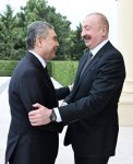 Prezident İlham Əliyevin Türkmənistan Xalq Məsləhətinin sədri Qurbanqulu Berdiməhəmmədov ilə görüşü olub (FOTO/VİDEO)