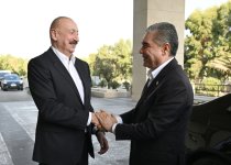 Prezident İlham Əliyev və Türkmənistan Xalq Məsləhətinin sədri Qurbanqulu Berdiməhəmmədov “Sea Breeze”də olublar (FOTO/VİDEO)