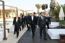 Prezident İlham Əliyev və Türkmənistan Xalq Məsləhətinin sədri Qurbanqulu Berdiməhəmmədov “Sea Breeze”də olublar (FOTO/VİDEO)