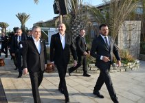 Prezident İlham Əliyev və Türkmənistan Xalq Məsləhətinin sədri Qurbanqulu Berdiməhəmmədov “Sea Breeze”də olublar (FOTO/VİDEO)