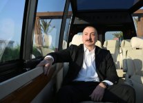 Prezident İlham Əliyev və Türkmənistan Xalq Məsləhətinin sədri Qurbanqulu Berdiməhəmmədov “Sea Breeze”də olublar (FOTO/VİDEO)