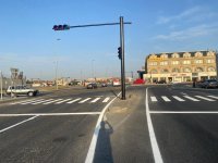 Böyükşor-Pirşağı yolu ilə kəsişməsində yol hərəkətinin təşkilində dəyişiklik edilib (FOTO)
