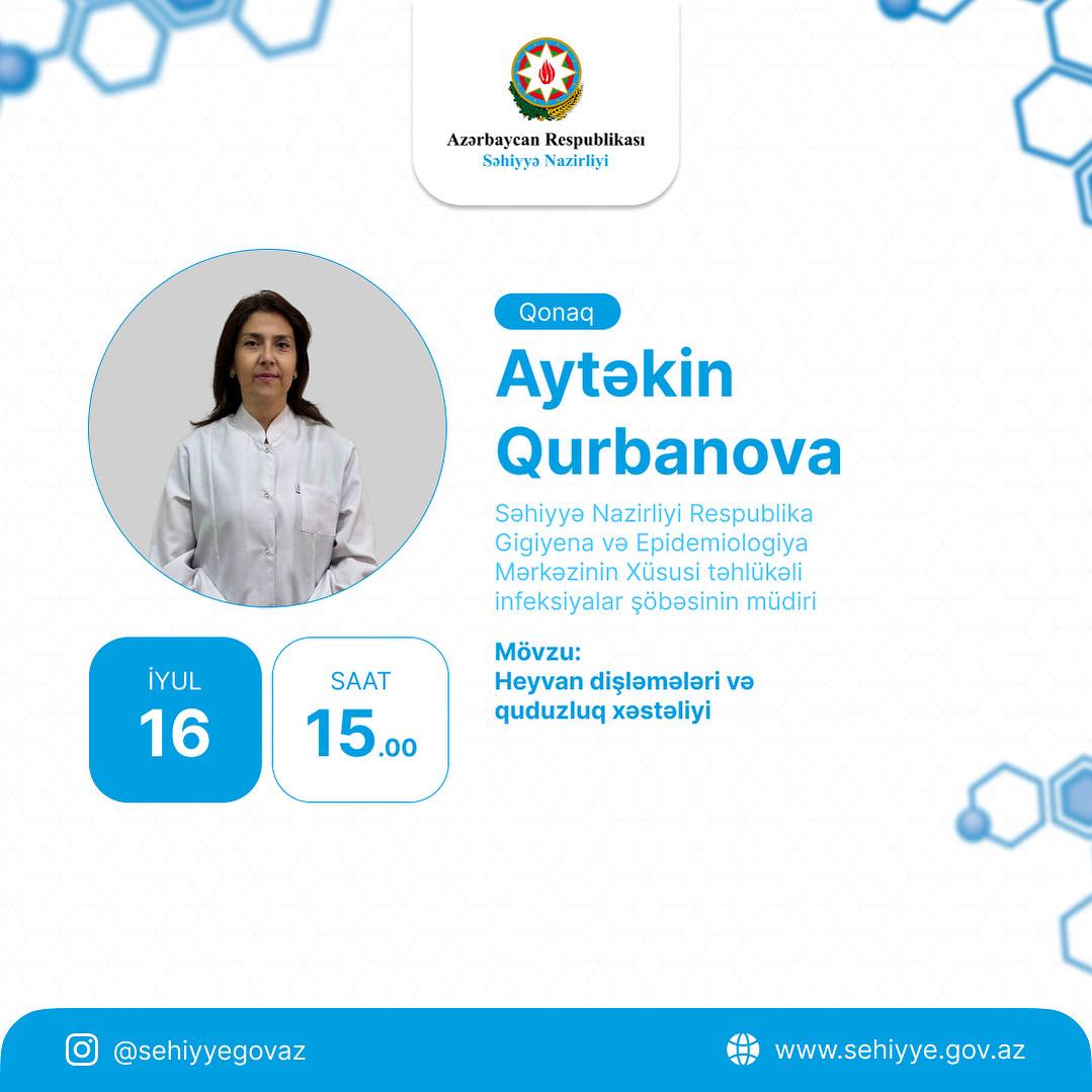 Quduzluq əksər hallarda ölümlə nəticələnir - Aytəkin Qurbanova