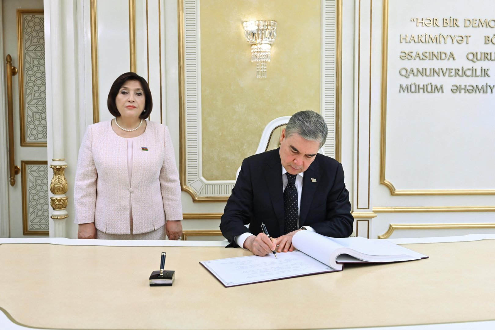 Azərbaycan-Türkmənistan siyasi, iqtisadi, ticarət, humanitar əməkdaşlıq sahələri müzakirə edilib (FOTO)