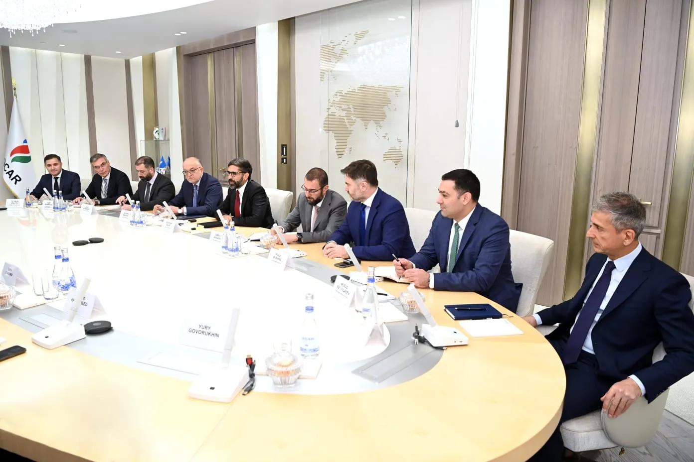 SOCAR ilə BƏƏ şirkəti arasında ağıllı qaz şəbəkəsilə bağlı müqavilə imzalanıb (FOTO)
