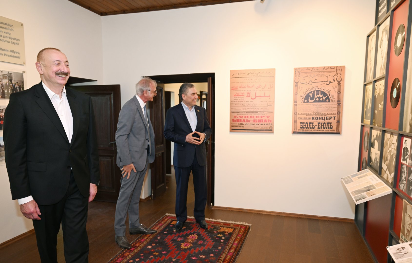 Prezident İlham Əliyev və Türkmənistan Xalq Məsləhətinin sədri Şuşada Bülbülün ev-muzeyində olublar (FOTO)