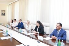 Səhiyyə nazirliyində Pfizer şirkətinin nümayəndə heyəti ilə görüş keçirilib (FOTO)