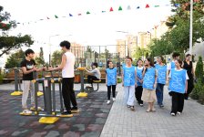 Heydər Əliyev Fondunun vitse-prezidenti Leyla Əliyevanın iştirakı ilə “Bizim həyət” layihəsi çərçivəsində yenilənmiş növbəti həyət sakinlərin istifadəsinə verilib (FOTO)
