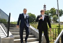 Prezident İlham Əliyev və Qurbanqulu Berdiməhəmmədov Şuşada birgə nahar ediblər (FOTO)