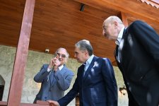Prezident İlham Əliyev və Türkmənistan Xalq Məsləhətinin sədri Şuşada Bülbülün ev-muzeyində olublar (FOTO)