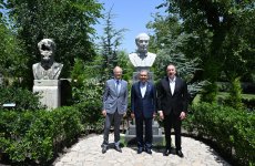 Prezident İlham Əliyev və Türkmənistan Xalq Məsləhətinin sədri Şuşada Bülbülün ev-muzeyində olublar (FOTO)