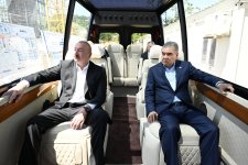 Prezident İlham Əliyev və Qurbanqulu Berdiməhəmmədov Şuşadakı Yaradıcılıq Mərkəzində “Heydər Əliyev və Qarabağ” sərgisi ilə tanış olublar (FOTO)