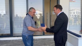 Növbəti köç karvanı Kəngərli kəndinə çatıb: 43 ailəyə evlərinin açarları təqdim edilib (FOTO)