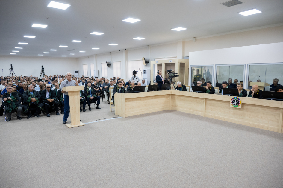 Ermənistan silahlı qüvvələri tərəfindən əsir və girov götürülmüş, xəsarətlər almış zərərçəkmişlər məhkəmədə ifadə veriblər (FOTO)