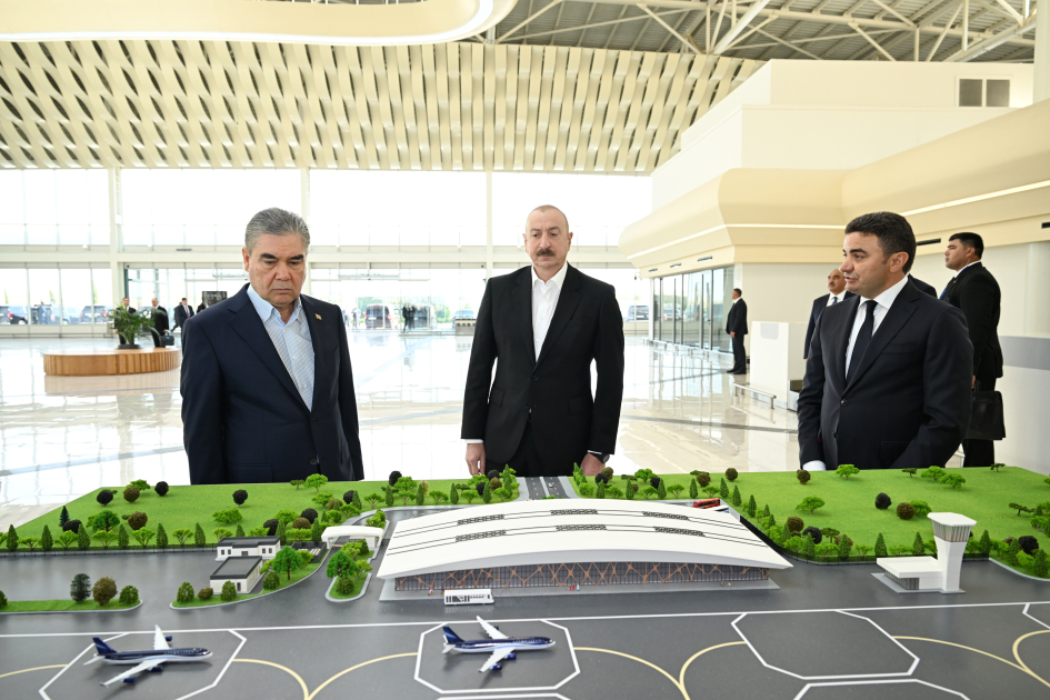 Türkmənistan Xalq Məsləhətinin sədri Qurbanqulu Berdiməhəmmədov Füzuli rayonuna gəlib (FOTO)