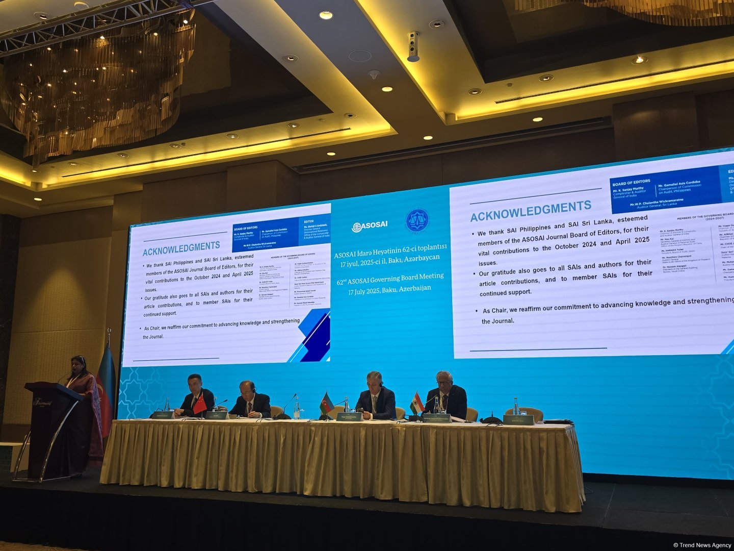 Bakıda Ali Audit Orqanlarının Asiya Təşkilatının İdarə Heyətinin 62-ci iclası keçirilib (FOTO)