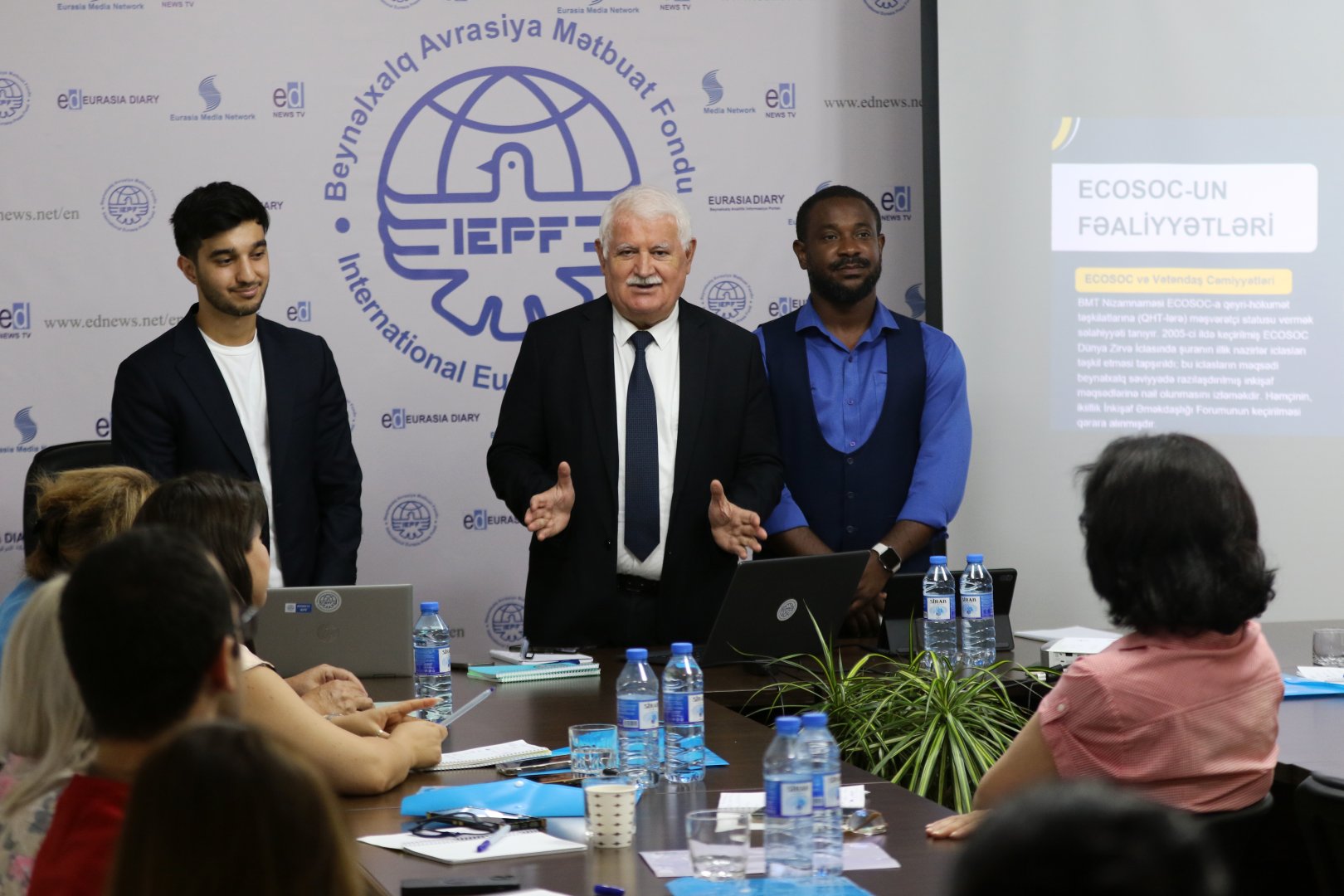 BMT-nin İqtisadi və Sosial şurasına üzvlüklə bağlı təlimlər keçirilir (FOTO)