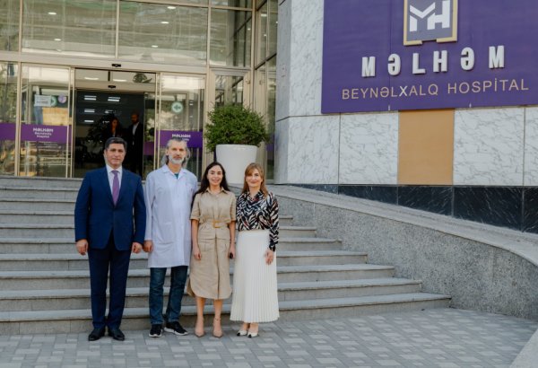 Heydər Əliyev Fondunun vitse-prezidenti Leyla Əliyeva “Məlhəm Hospital”ı ziyarət edib (FOTO)