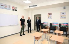 Prezident İlham Əliyev Ağdam şəhər 1 nömrəli tam orta məktəbin binasının açılışında iştirak edib (FOTO)