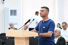 Ermənistan silahlı qüvvələrinin qalıqları və qeyri-qanuni erməni silahlı dəstələrinin törətdiyi təxribatlar nəticəsində zərər çəkmiş şəxslər məhkəmədə ifadə veriblər (FOTO)