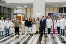 Heydər Əliyev Fondunun vitse-prezidenti Leyla Əliyeva “Məlhəm Hospital”ı ziyarət edib (FOTO)