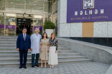 Heydər Əliyev Fondunun vitse-prezidenti Leyla Əliyeva “Məlhəm Hospital”ı ziyarət edib (FOTO)