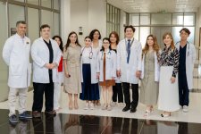 Heydər Əliyev Fondunun vitse-prezidenti Leyla Əliyeva “Məlhəm Hospital”ı ziyarət edib (FOTO)