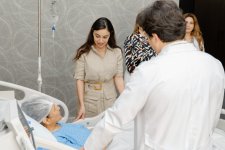Heydər Əliyev Fondunun vitse-prezidenti Leyla Əliyeva “Məlhəm Hospital”ı ziyarət edib (FOTO)