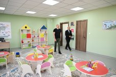 Prezident İlham Əliyev Ağdam şəhərində 1 nömrəli körpələr evi-uşaq bağçasının açılışında iştirak edib (FOTO)