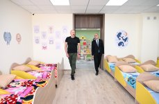Prezident İlham Əliyev Ağdam şəhərində 1 nömrəli körpələr evi-uşaq bağçasının açılışında iştirak edib (FOTO)