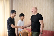 Prezident İlham Əliyev Xocalının Təzəbinə kəndində görülən işlərlə tanış olub (FOTO)