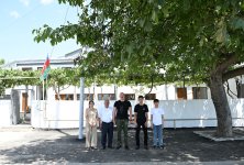 Prezident İlham Əliyev Xocalının Təzəbinə kəndində görülən işlərlə tanış olub (FOTO)