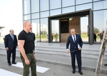 Prezident İlham Əliyev Ağdam Sənaye Parkında tütün məmulatlarının istehsalı müəssisəsinin açılışında iştirak edib (FOTO)
