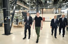 Prezident İlham Əliyev Ağdam Sənaye Parkında tütün məmulatlarının istehsalı müəssisəsinin açılışında iştirak edib (FOTO)