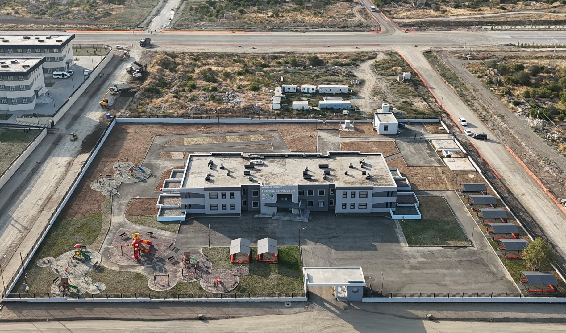 Prezident İlham Əliyev Ağdam şəhərində 1 nömrəli körpələr evi-uşaq bağçasının açılışında iştirak edib (FOTO)