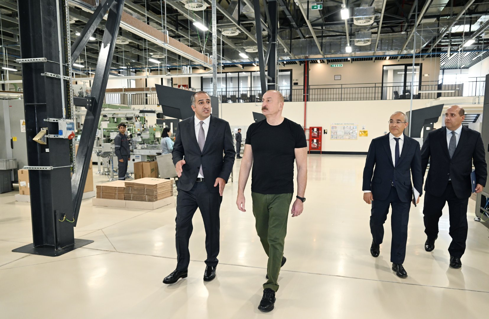 Prezident İlham Əliyev Ağdam Sənaye Parkında tütün məmulatlarının istehsalı müəssisəsinin açılışında iştirak edib (FOTO)