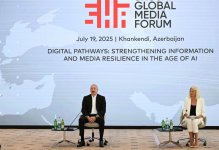 Prezident İlham Əliyev III Şuşa Qlobal Media Forumunda iştirak edir (FOTO/CANLI YAYIM)