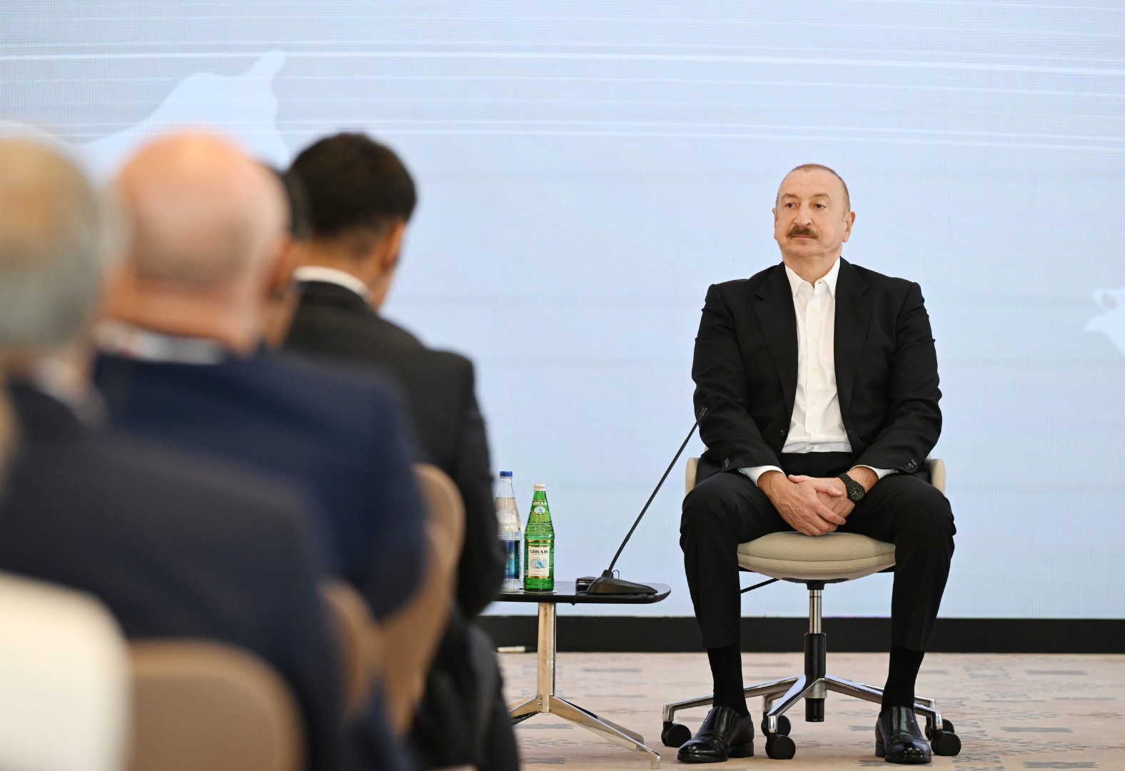 Prezident İlham Əliyevin III Şuşa Qlobal Media Forumunun iştirakçıları ilə görüşü keçirilib (FOTO/VIDEO)