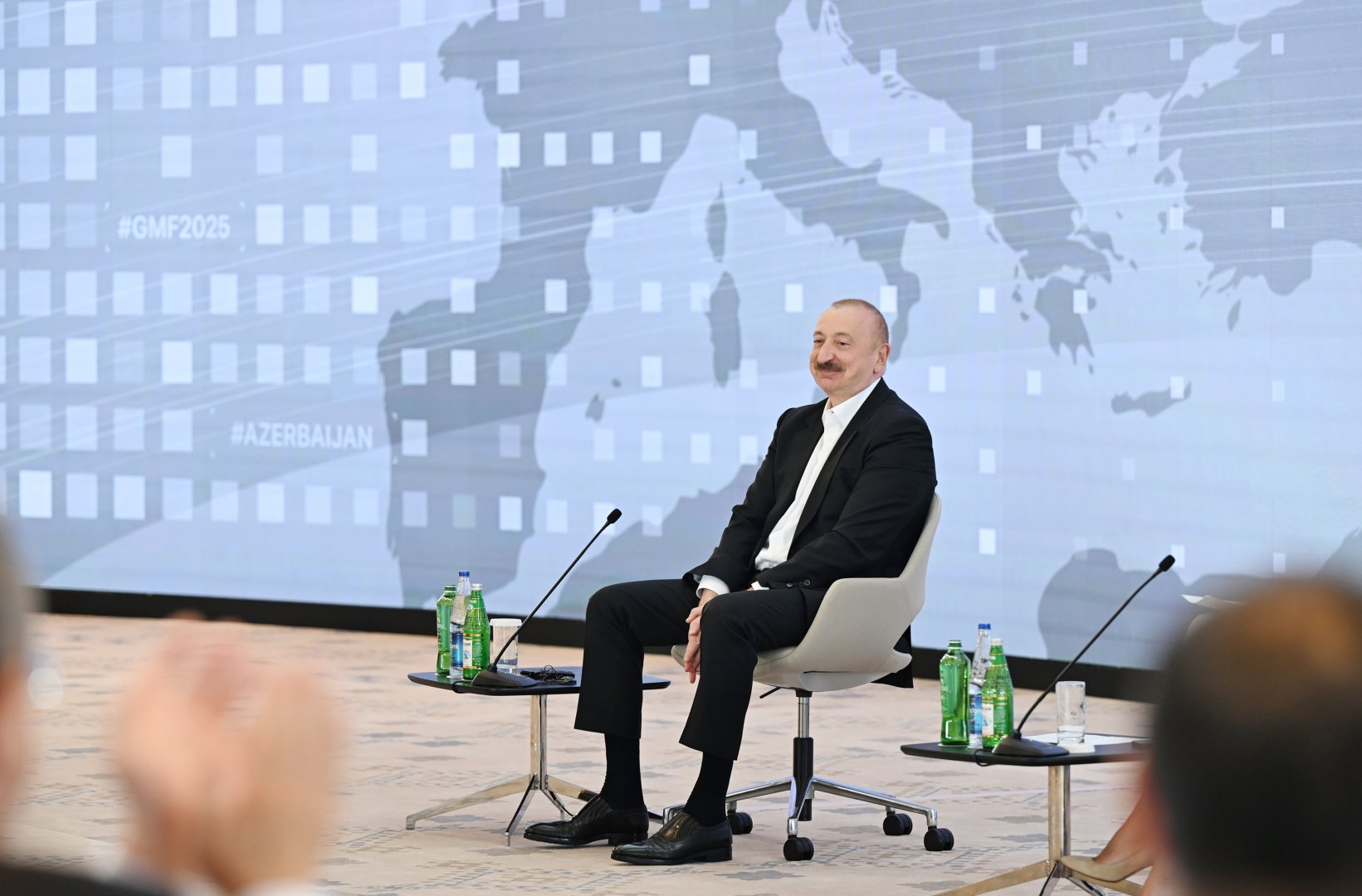 Prezident İlham Əliyevin III Şuşa Qlobal Media Forumunun iştirakçıları ilə görüşü keçirilib (FOTO/VIDEO)