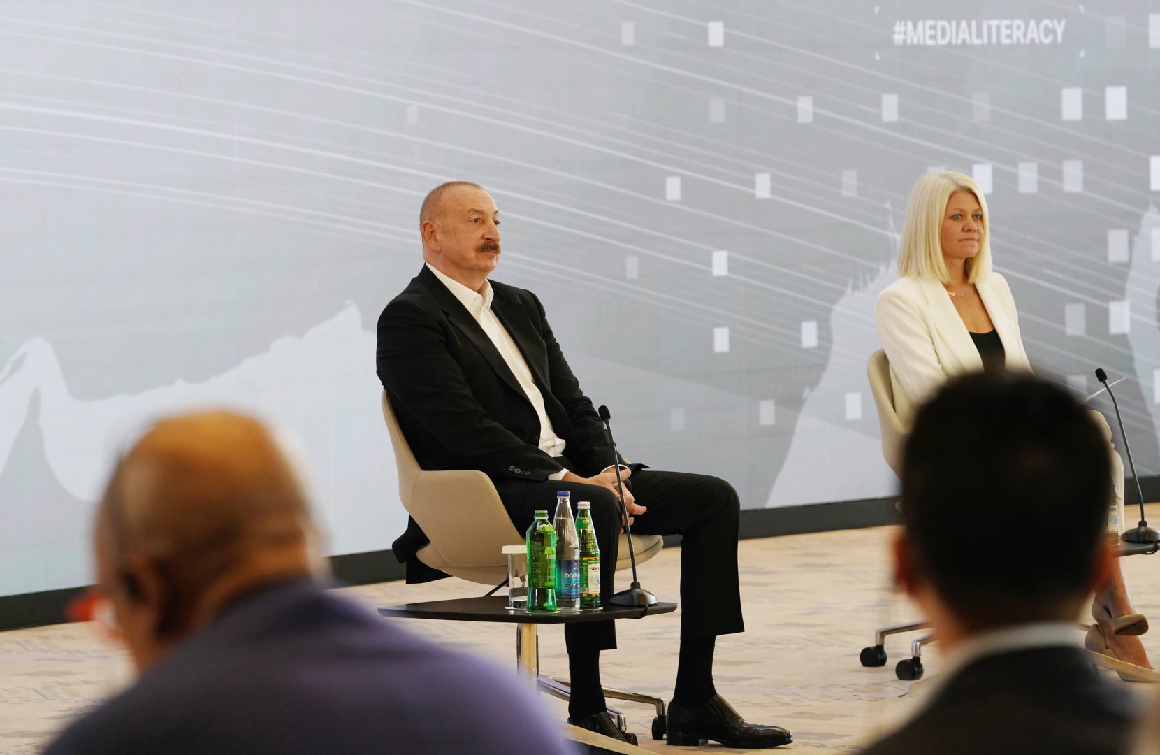 Prezident İlham Əliyevin III Şuşa Qlobal Media Forumunun iştirakçıları ilə görüşü keçirilib (FOTO/VIDEO)