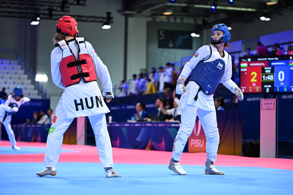 Azərbaycanın 4 taekvondoçusu çıxışını başa vurub - Universiada (FOTO)